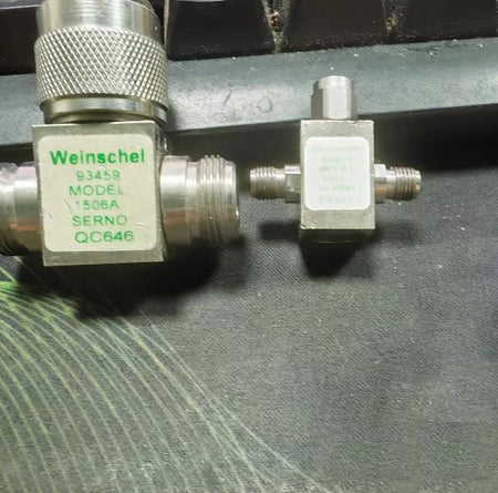 Weinschel 1506A 1515 18GHz 1506A 2-Way GHz dc-18 0 N m IN f OUT INPUT 1 35 OUTPUT 1 35 max 7 5 dB max 0 50 dB 2 0 1 W weinschel 1515 DC-18GHz 6dB SMA RF