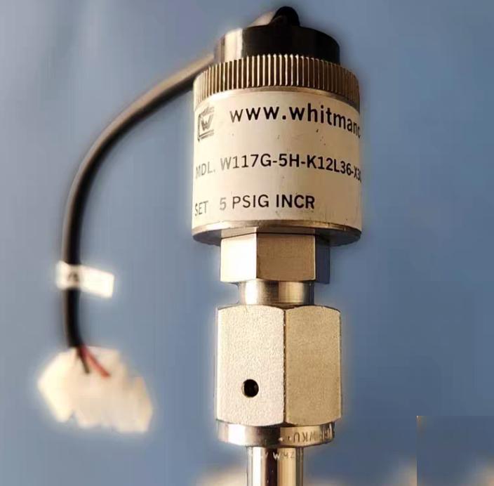 Whitman W117G-5H-K12L36-X3005 Whitman Controls W117G-5H-K12L36-X3005 Ultra-Pure Stainless-Steel Pressure Switch
