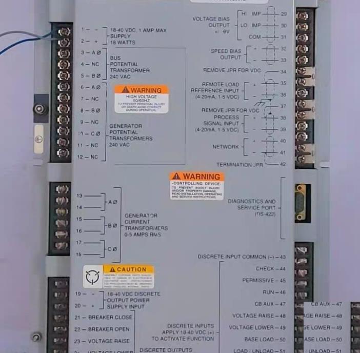 WoodWard 9905-363 Digital Synchronizer And Load Control