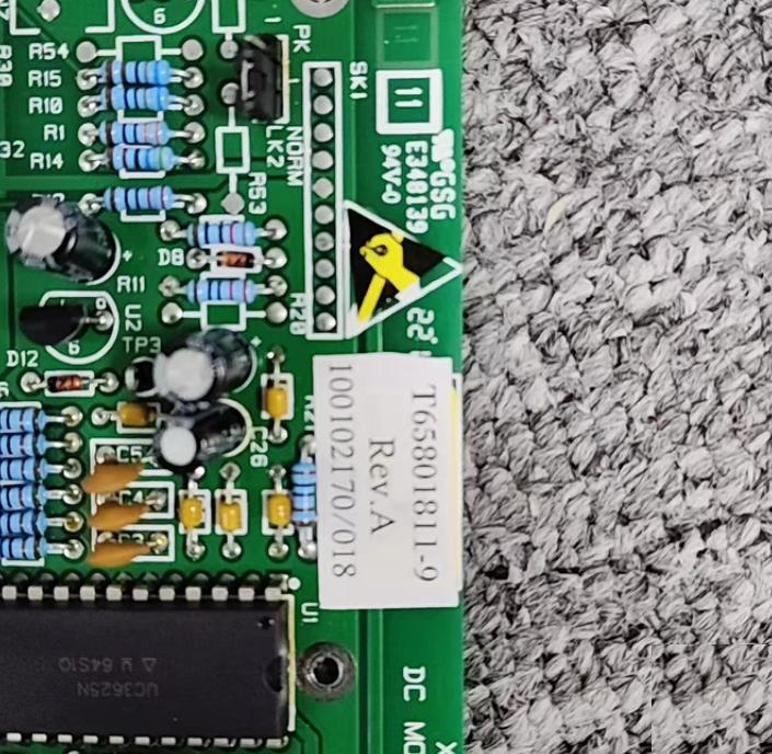 X-BAND DC MOTOR DRIVE T65801811-9 Rev A