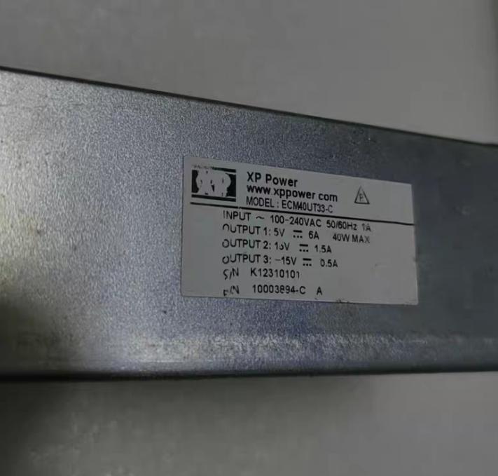 XP Power     ECM40UT33-C                      100-240VAC   5V 6A 15V 1 5A -15V 0 5A