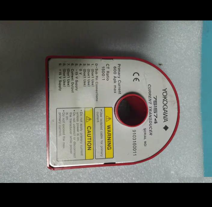 YOKOGAWA 751574 751521 751532 EV HEV DC 0-600A DC 600Apeak AC DC-100kHz -3dB DC 0 05 40µA 50 60Hz 0 05 40µA