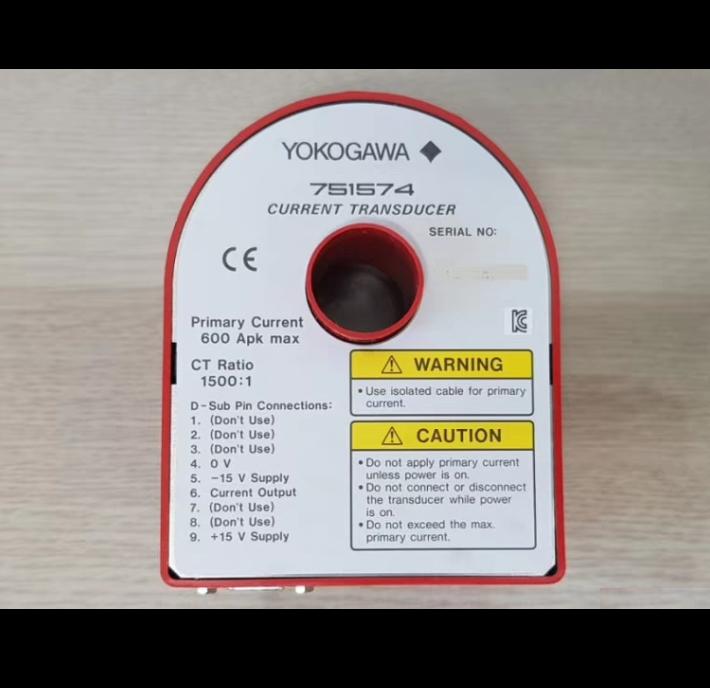 YOKOGAWA 751574 751521 751532 EV HEV DC 0-600A DC 600Apeak AC DC-100kHz -3dB DC 0 05 40µA 50 60Hz 0 05 40µA