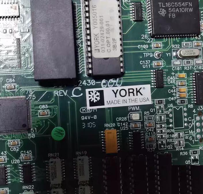 YORK 031-02430-001 031-02430-000 031-02429-001 031-02431-000 3 001 2 000 YK YS