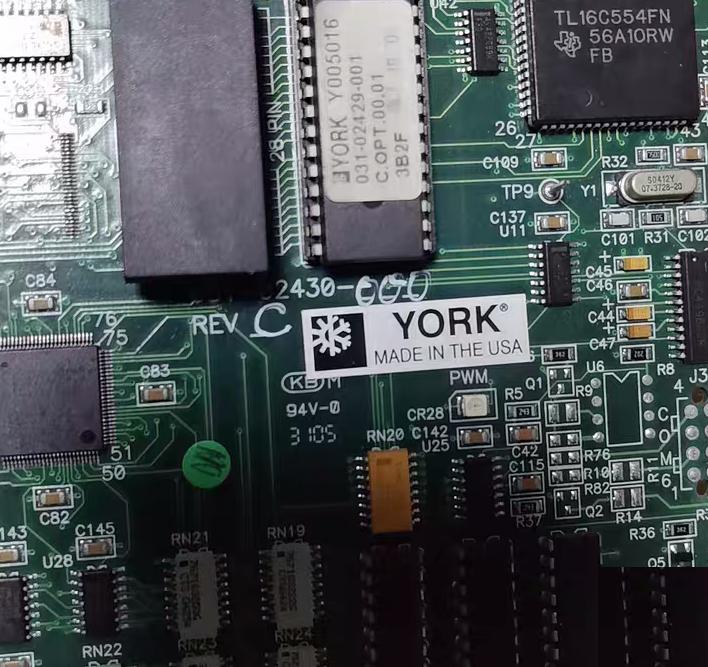 YORK 031-02430-001 031-02430-000 031-02429-001 031-02431-000 3 001 2 000 YK YS
