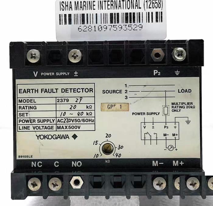 Yokogawa 2379 16 Earth Fault Detector