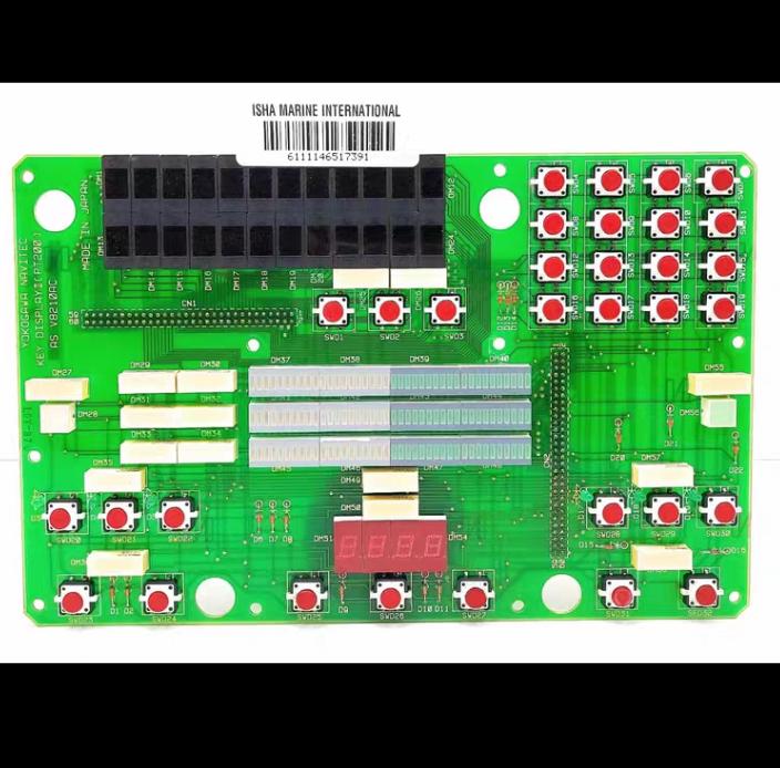 Yokogawa Navitec AS V8210EC-01 AC Key Display II PT200 PCB Circuit V8210AC
