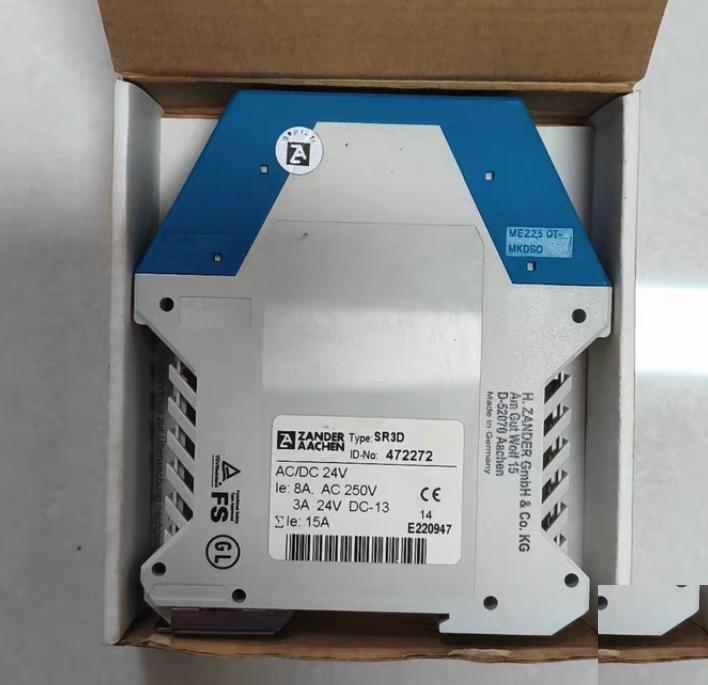 ZANDER AACHEN SR3D 472272 AC DC 24V AC-15 3A 250V DC-13 3A 24V DC-13 15A