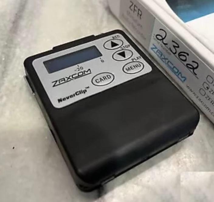 ZAXCOM ZFR300 NeverClip Sanken COS-11D TC