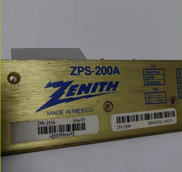 ZENITH       ZPS-200A                5V 30A 12-24V 4A 10-15V 5A 5-12V 2A     115 230V