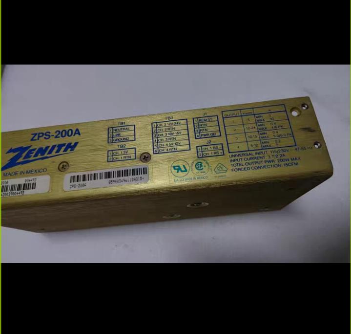 ZENITH       ZPS-200A                5V 30A 12-24V 4A 10-15V 5A 5-12V 2A     115 230V