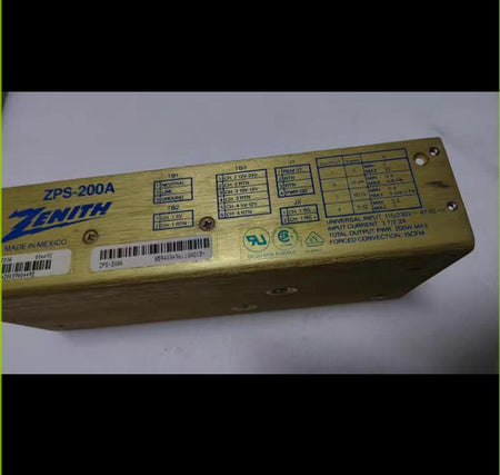 ZENITH       ZPS-200A                5V 30A 12-24V 4A 10-15V 5A 5-12V 2A     115 230V