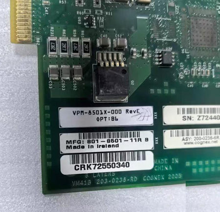 cognex VPM-8501X-000 Rev EOPT B6