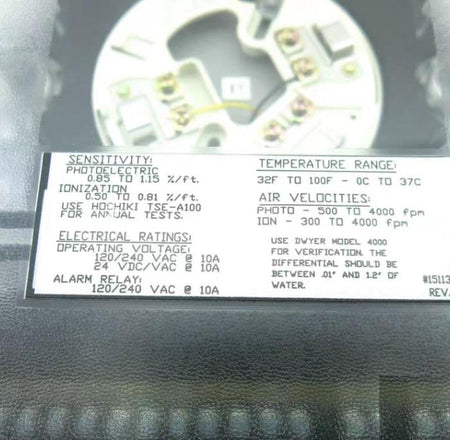 honeywell Silent Knight SD505-ADHR