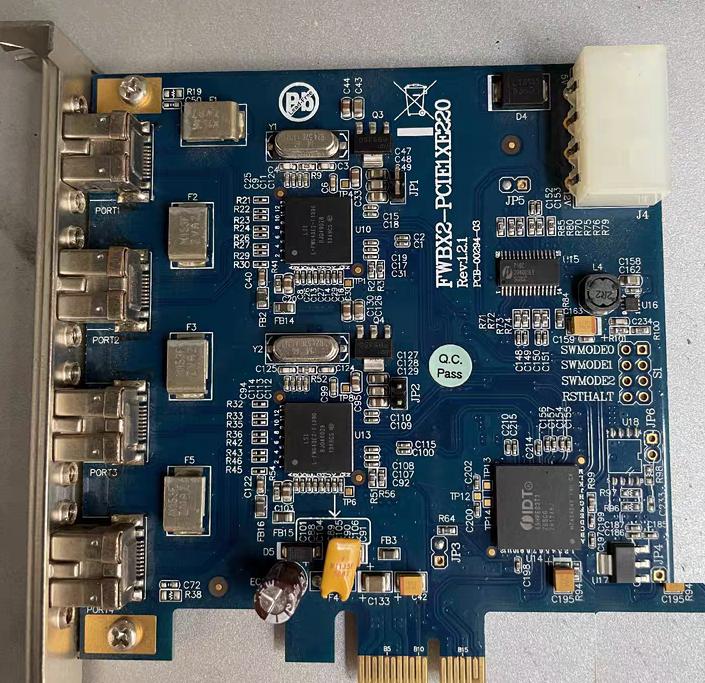 ioi FWBX2-PCIE1XE220 REV 1 2 1 1394B