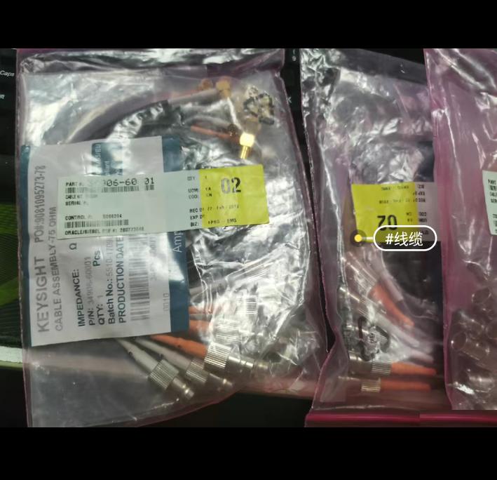 keysight 34906-60001 SMB-BNC 75Ω 34906A 34970A 34972A 2 GHz 1 4 75 Ω