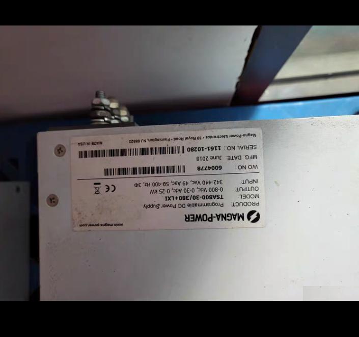 magna-power TSA800-30 25KW 0-800V 0-30A 0 004 0 02 0 01 0 04 30 8 0 10