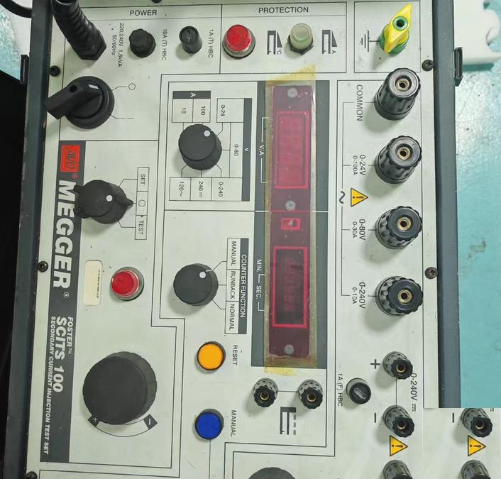 megger SCITS100 100Aa c 240Va c 240Vd c 120Va c IDMT 100A 1 8KVA IDMT 0-100 Aa