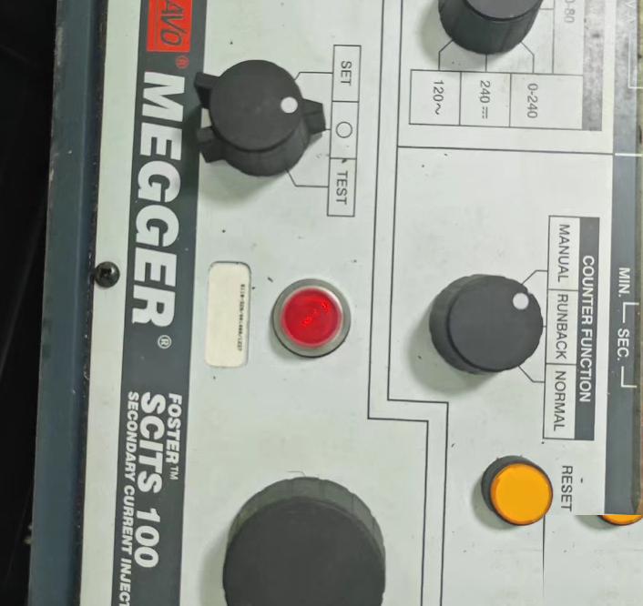 megger SCITS100 100Aa c 240Va c 240Vd c 120Va c IDMT 100A 1 8KVA IDMT 0-100 Aa