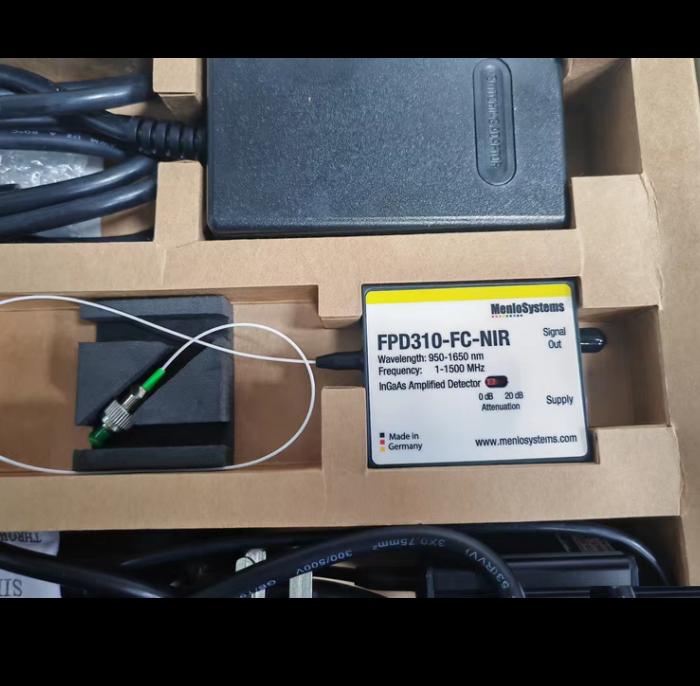 menlo systems FPD310-FC- NIR InGaAs PIN 950 - 1650 nm 1 MHz - 1 5 GHz