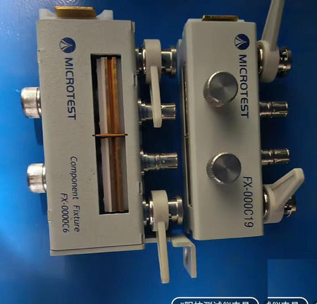 microtest FX-0000C6 FX-000C19 DIP LCR 6630 4-Terminal Pair BNC 4-Terminal 96x34x49mm W H D 170g 6363-6367 6630 6632 DC to 50 MHz 42 V peak max AC DC 0 C to 55 C 60mm 2mm
