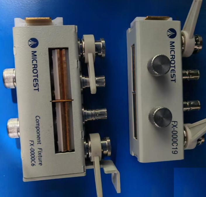 microtest FX-0000C6 FX-000C19 DIP LCR 6630 4-Terminal Pair BNC 4-Terminal 96x34x49mm W H D 170g 6363-6367 6630 6632 DC to 50 MHz 42 V peak max AC DC 0 C to 55 C 60mm 2mm