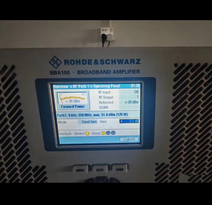 rohde BBA100 9khz-250mhz 125w 51dbm