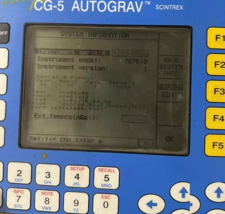 scintrex A10 CG-6 Autograv CG-5 Autograv FG5-X gPhoneX GRAVILOG RG-1 SEA3 TAGS-7 ENVI CS-VL CS-L CS-3 CB-3