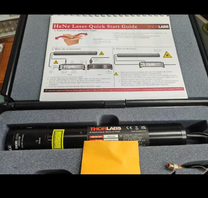 thorlabs HRS015B 632 992 nm 1 2 mW 0 65 0 05 mm