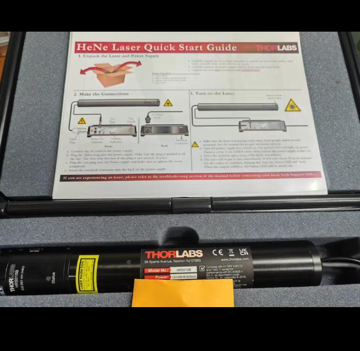 thorlabs HRS015B 632 992 nm 1 2 mW 0 65 0 05 mm