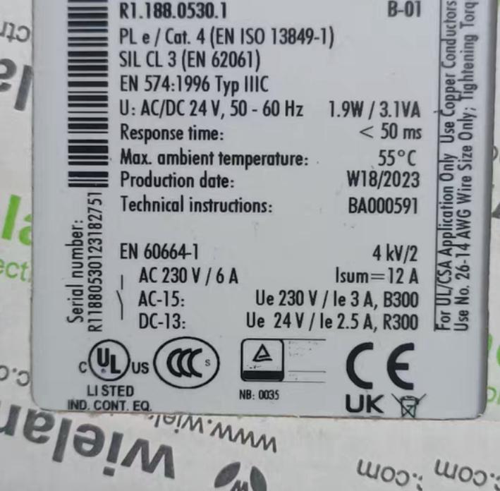 wieland SNZ 4052K-A R1 188 0530 1 1100 N1-3