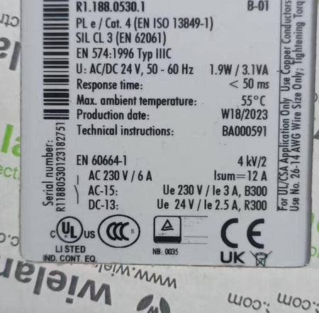 wieland SNZ 4052K-A R1 188 0530 1 1100 N1-3